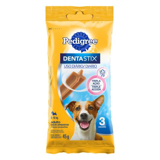 Petisco para Cães Adultos Raças Pequenas Pedigree Dentastix Pacote 45g 3 Uni - Imagem em destaque