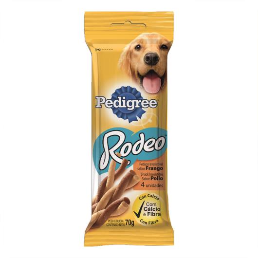Petisco para Cães Adultos Frango Pedigree Rodeo Pacote 70g 4 Unidades - Imagem em destaque
