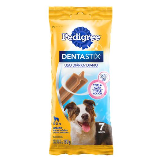 Petisco para Cães Adultos Raças Médias Pedigree Dentastix Pacote 180g 7 Uni - Imagem em destaque