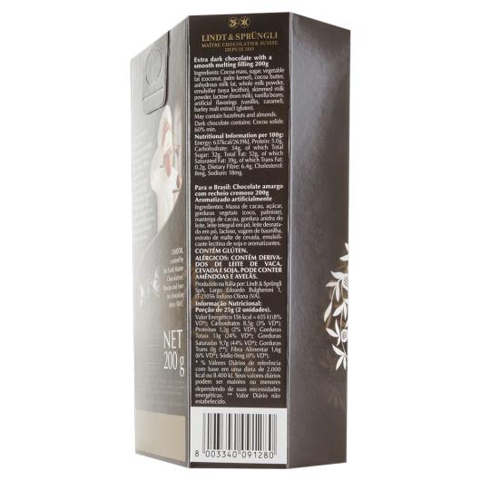 Chocolate Lindt lindor extra dark 200g - Imagem em destaque