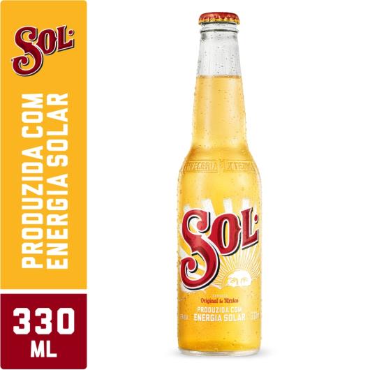 Cerveja Sol Premium Long Neck 330ml - Imagem em destaque
