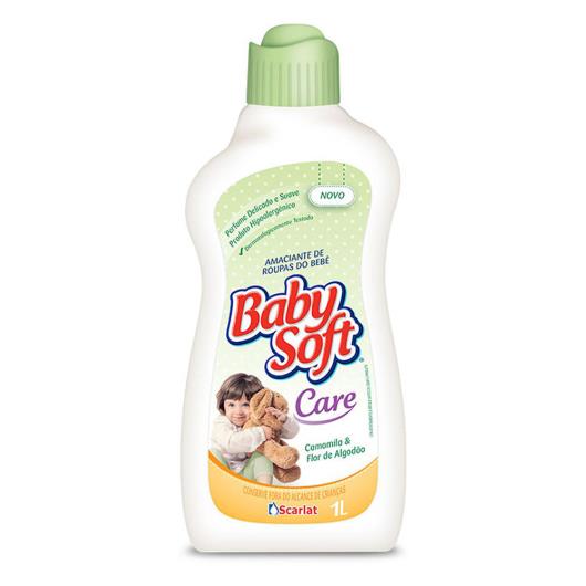 Amaciante de Roupa Bebê Baby Soft Care Camomila 1L - Imagem em destaque