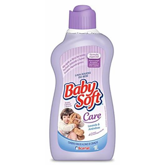 Lava roupas líquido Baby Soft lavanda e amendoas 1L - Imagem em destaque