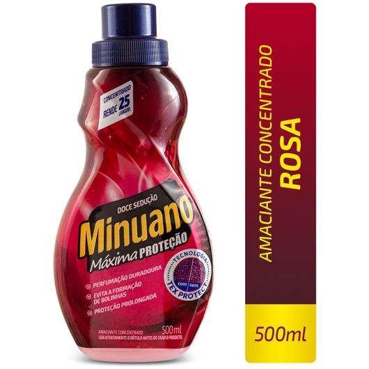 AMACIANTE MINUANO CONCENTRADO ROSA 500ML - Imagem em destaque