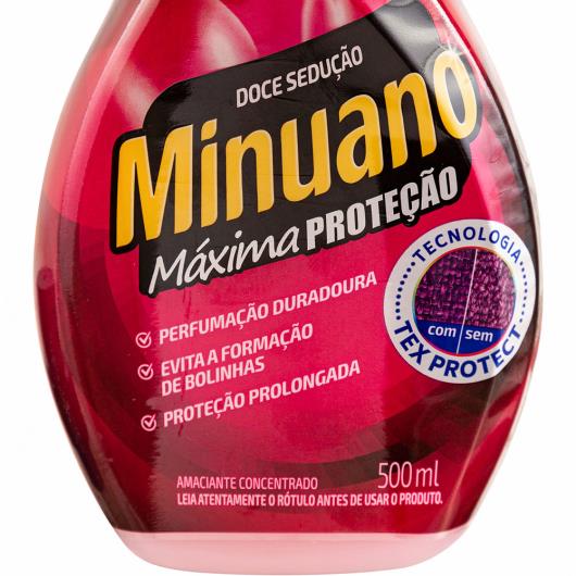 AMACIANTE MINUANO CONCENTRADO ROSA 500ML - Imagem em destaque