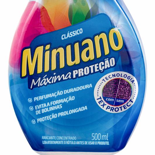 AMACIANTE MINUANO CONCENTRADO AZUL 500ML - Imagem em destaque