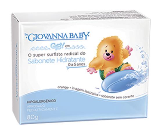 Sabonete Giovanna Baby Giby Hidratante Azul 80g - Imagem em destaque
