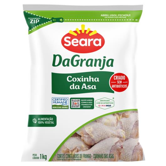 Coxinha Asa de Frango da granja Seara Congelado - 1kg - Imagem em destaque