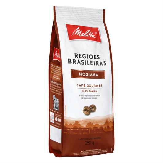 Café Torrado e Moído Mogiana Melitta Gourmet Regiões Brasileiras Pacote 250g - Imagem em destaque