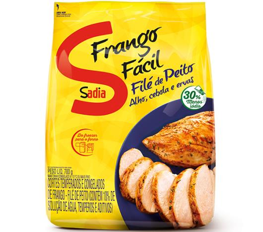 Frango Fácil Sadia Peito Alho, Cebola e Ervas 700g - Imagem em destaque