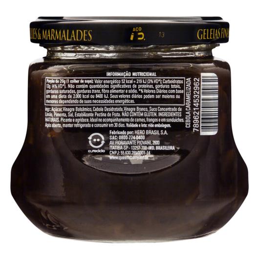 Molho Agridoce Cebola Caramelizada com Pimenta Queensberry Gourmet Vidro 310g - Imagem em destaque