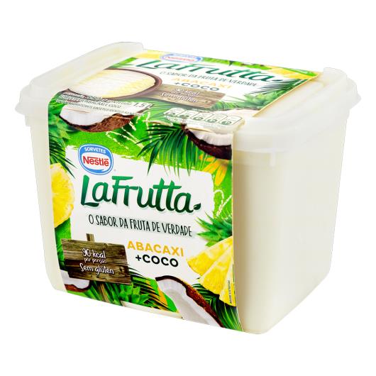 Sorvete Abacaxi e Coco La Frutta Pote 1,5l - Imagem em destaque