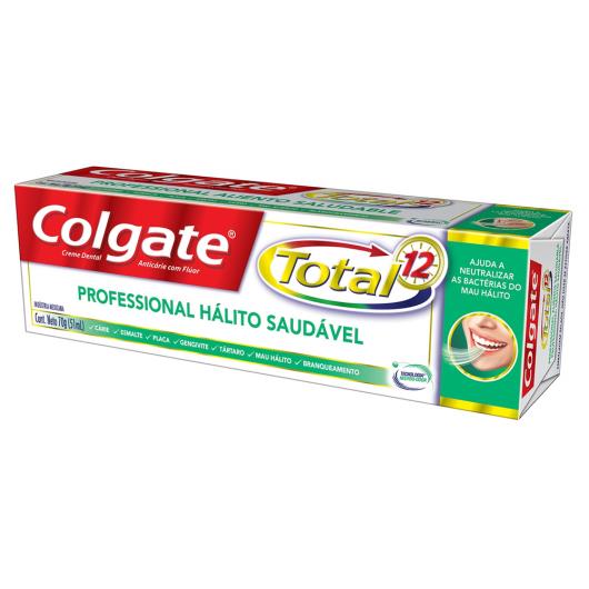 Creme Dental Colgate Total 12 Professional Hálito Saudável 70g - Imagem em destaque
