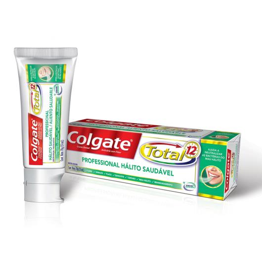 Creme Dental Colgate Total 12 Professional Hálito Saudável 70g - Imagem em destaque