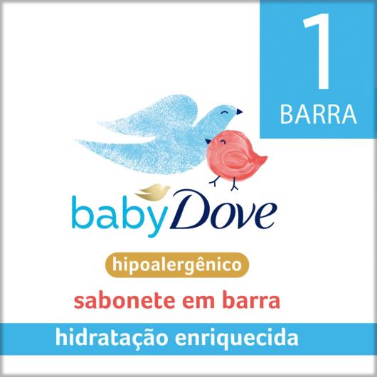 Sabonete em Barra Baby Dove  Hidratação Enriquecida 75 GR - Imagem em destaque