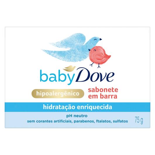 Sabonete em Barra Baby Dove  Hidratação Enriquecida 75 GR - Imagem em destaque