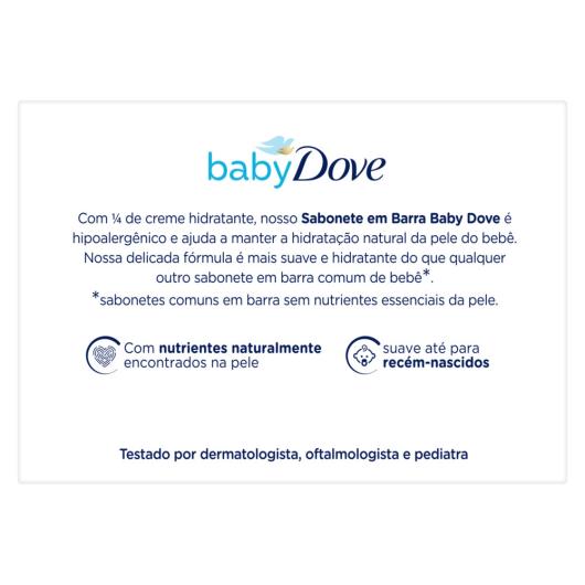 Sabonete em Barra Baby Dove  Hidratação Enriquecida 75 GR - Imagem em destaque