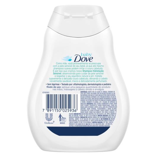 Shampoo Baby Dove Hidratação Sensível 200ml - Imagem em destaque