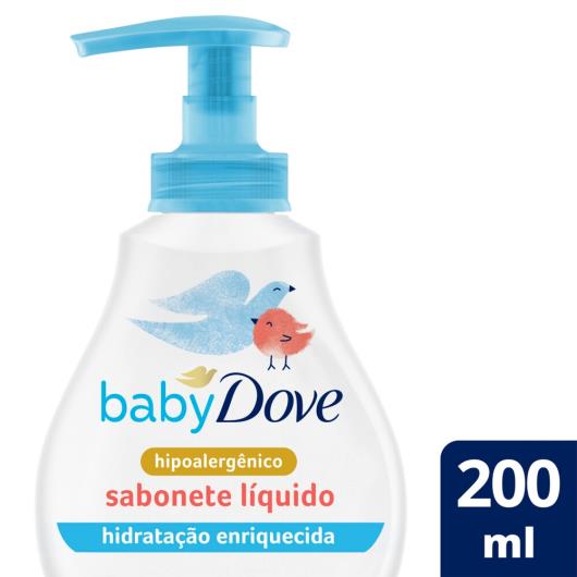 Sabonete Líquido Baby Dove Hidratação Enriquecida 200ml - Imagem em destaque