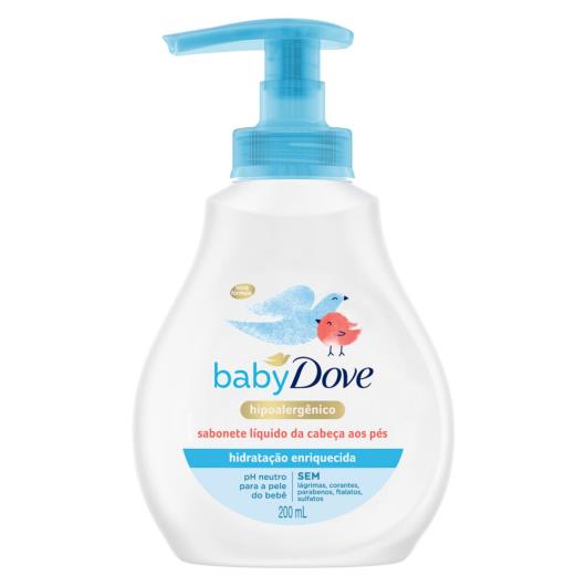 Sabonete Líquido Baby Dove Hidratação Enriquecida 200ml - Imagem em destaque