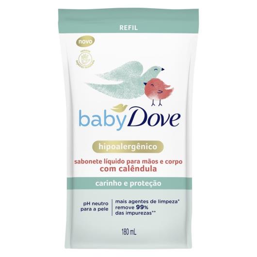 Refil Sabonete Líquido Baby Dove Carinho e Proteção 180ml - Imagem em destaque