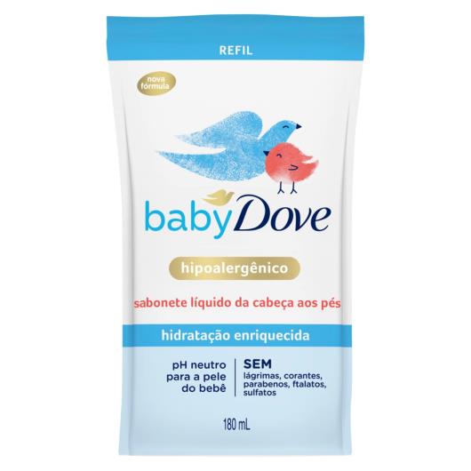 Sabonete Líquido Baby Dove Hidratação Enriquecida Refil 180ml - Imagem em destaque