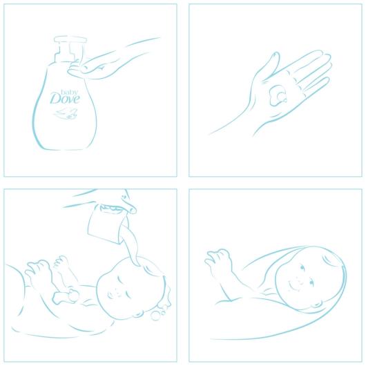 Sabonete Líquido Baby Dove Hidratação Sensível 400ml - Imagem em destaque