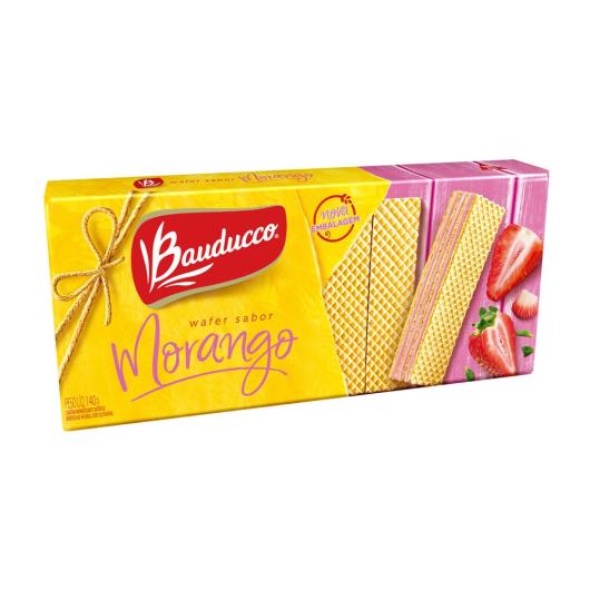 Biscoito Wafer Recheio Morango Bauducco Pacote 140g - Imagem em destaque