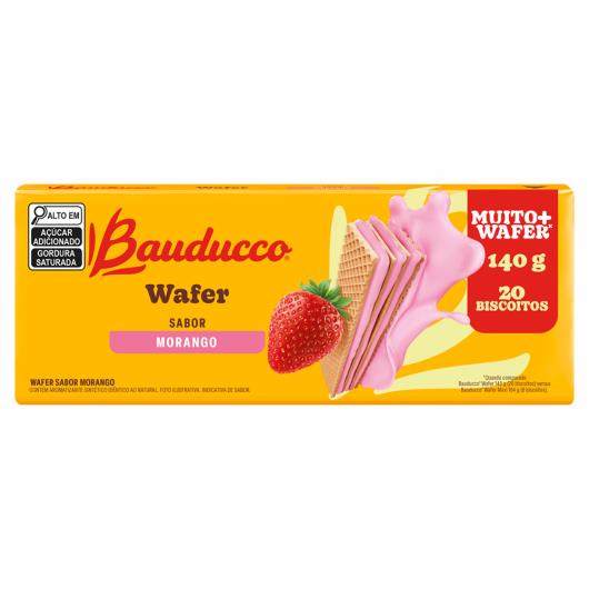 Wafer Morango Bauducco 140g - Imagem em destaque