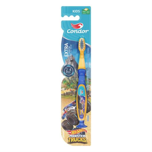 Escova Dental Extramacia Hot Wheels Monster Trucks Condor Kids Unidade - Imagem em destaque