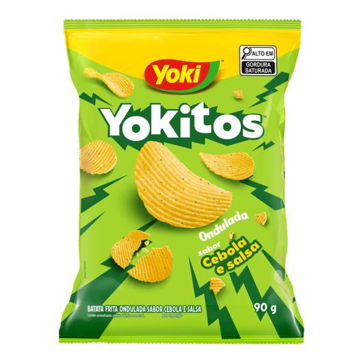 Batata ondulada cebola e salsa Yoki Yokitos 90g - Imagem em destaque