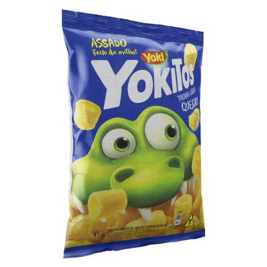 Salgadinho de Milho Queijo Tubinho Yoki Yokitos Pacote 45g - Imagem em destaque