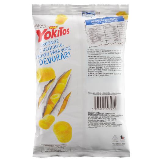 Salgadinho de Milho Queijo Tubinho Yoki Yokitos Pacote 45g - Imagem em destaque