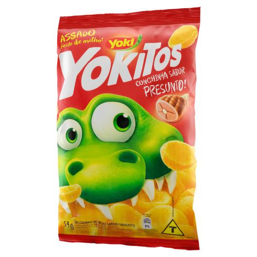 Salgadinho de Milho Conchinha Presunto Yoki Yokitos Pacote 54g - Imagem em destaque