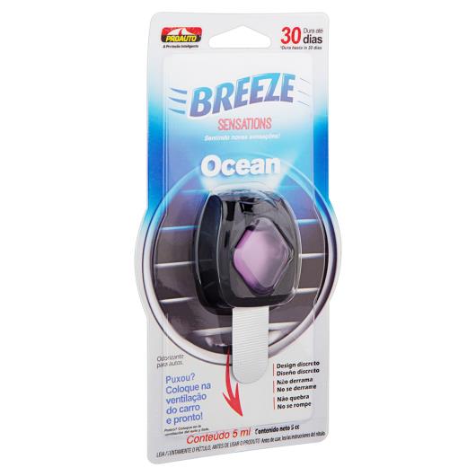 Odorizador Automotivo Ocean Proauto Breeze Sensations Blister 5ml - Imagem em destaque