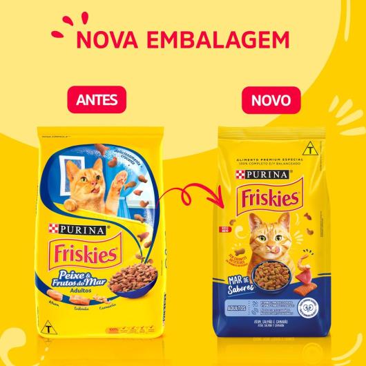 Ração FRISKIES gatos adultos peixes Mar de sabores 500g - Imagem em destaque