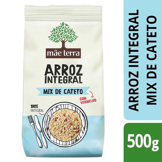 Arroz Integral Mãe Terra Cateto com Grãos Vermelhos 500 GR - Imagem em destaque