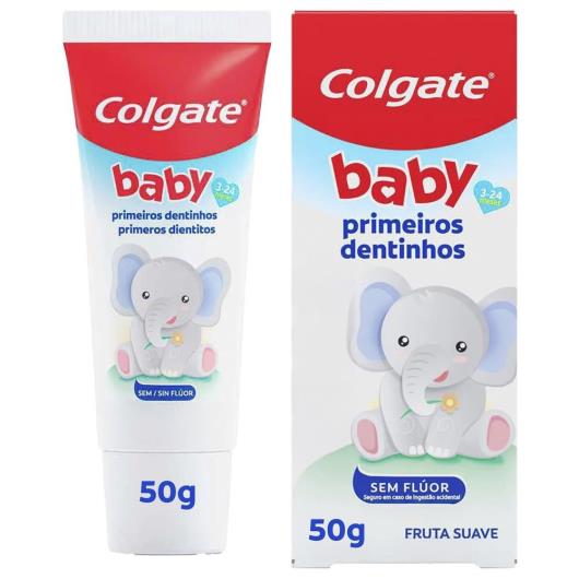 Gel Dental sem Flúor Fruta Suave Primeiros Dentinhos Colgate Baby 50g - Imagem em destaque