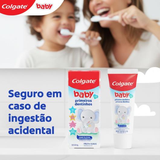 Gel Dental sem Flúor Fruta Suave Primeiros Dentinhos Colgate Baby 50g - Imagem em destaque