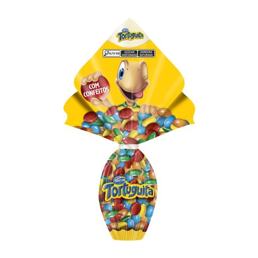 Ovo de Páscoa ao Leite com Confeitos Arcor Tortuguita 45g - Imagem em destaque
