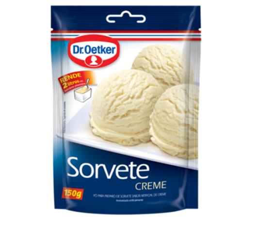 Mistura em pó para sorvete Oetker sabor creme 150g - Imagem em destaque