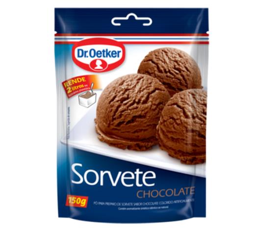 Mistura em pó para sorvete Oetker sabor chocolate 150g - Imagem em destaque