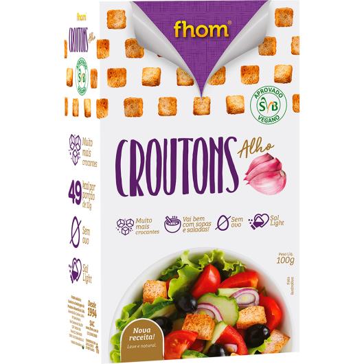 Croutons Fhom Alho 100g - Imagem em destaque