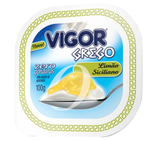 Iogurte Vigor Grego Zero Gordura limão  100g - Imagem em destaque