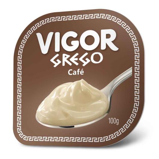 Iogurte Vigor Grego café 100g - Imagem em destaque