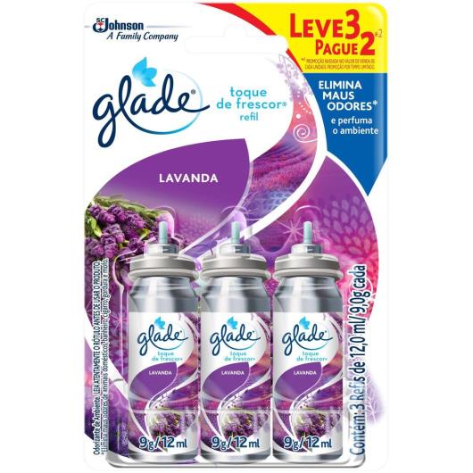 Desodorizador Glade Toque de Frescor Refil Lavanda Leve 3 Pague 2 - Imagem em destaque