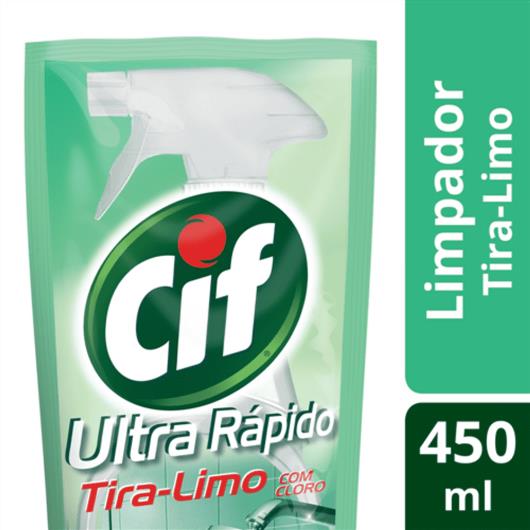 Refil limpador CIF ultra rápido tira-limo 450ml - Imagem em destaque