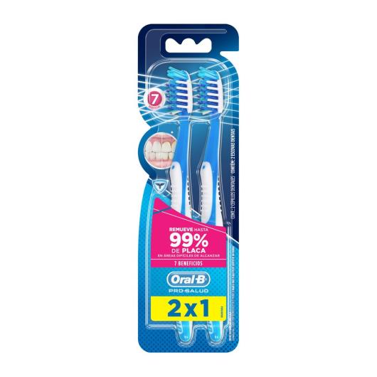 Escova dental Oral B Pro-Saúde 7 Benefícios Leve 2 Pague 1 - Imagem em destaque