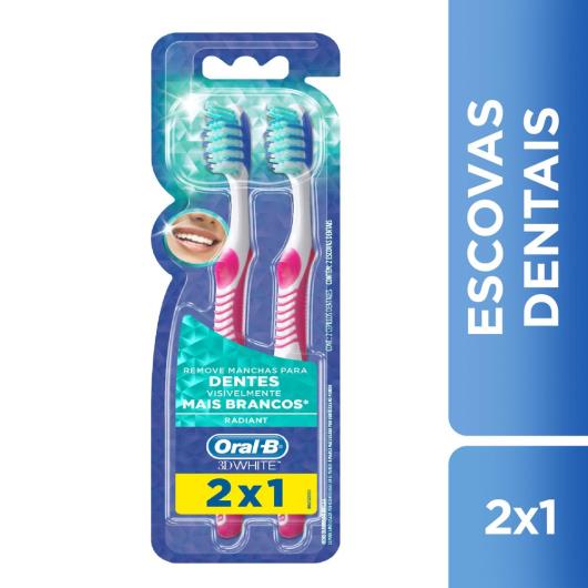 Escova de Dentes Oral B 3D White Leve 2 Pague 1 - Imagem em destaque