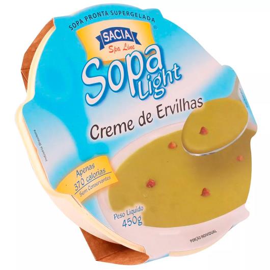 Sopa Sacia light creme de ervilhas 450g - Imagem em destaque